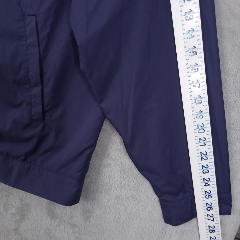 Peter Millar Windbreaker Jacket Mens XXL Navy Blue MC0Z115 Full Zip Lightweight - Picture 10 of 13